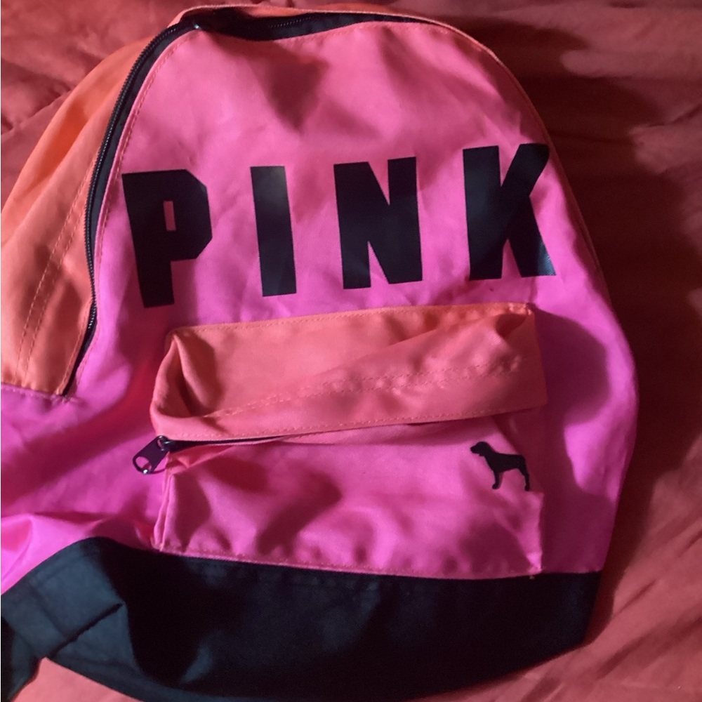 Pink backpack